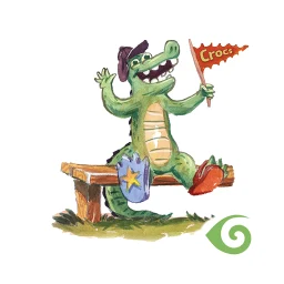 Crocodile's Christmas Jandals 图标